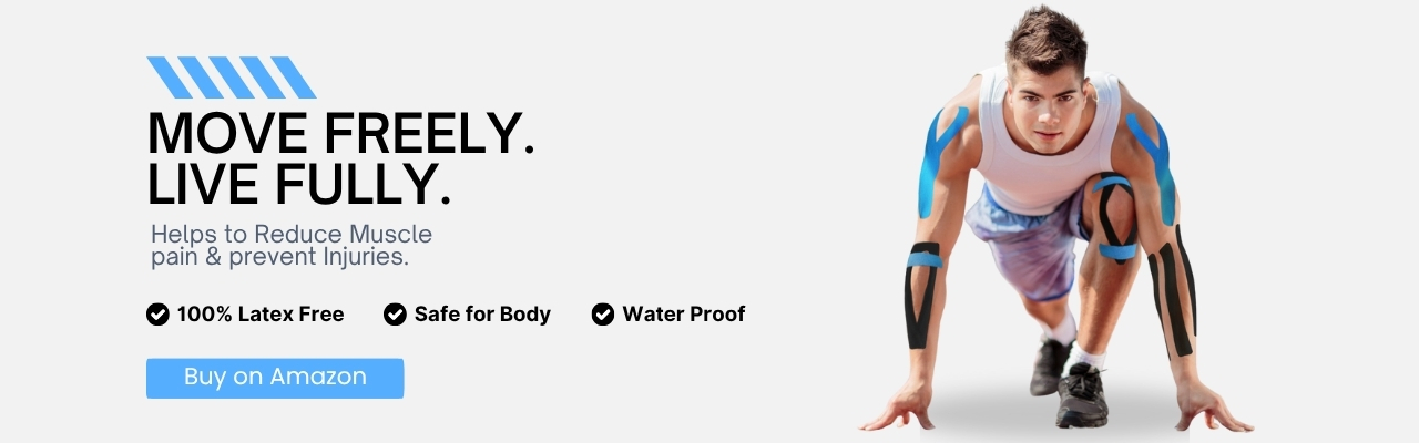 Move Freely. Live Fully. Support your body with premium Augfi kinesiology tape - trusted by athletes, delivered by Amazon. (500 x 500 px) (4)